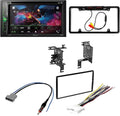 Bundle for 2014 Nissan Versa Note / Pioneer Double  Car Stereo with Bluetooth/Backup Camera/Installation Kit/in-Dash / / 6.2"  Touchscreen Digital Media Receiver