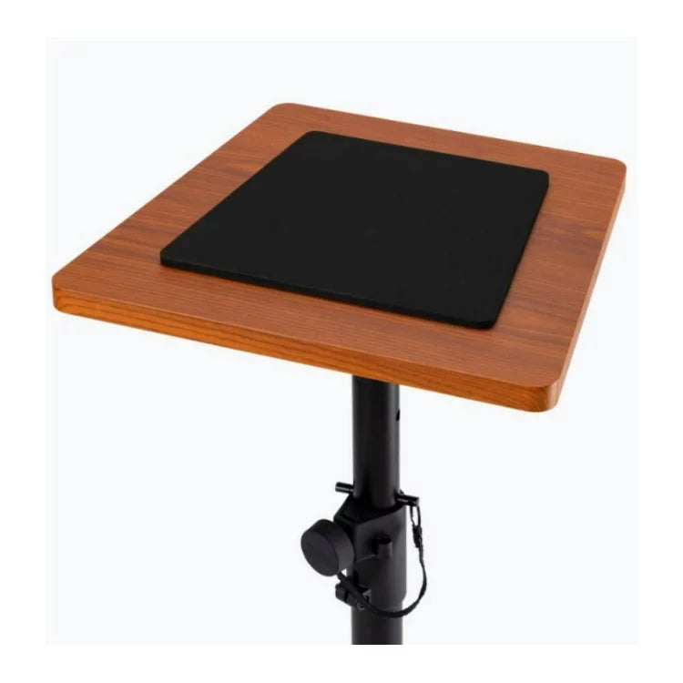 On Stage  Wood Studio Height Adjustable Non-Slip Monitor Stands (2-Pack, Rosewood)