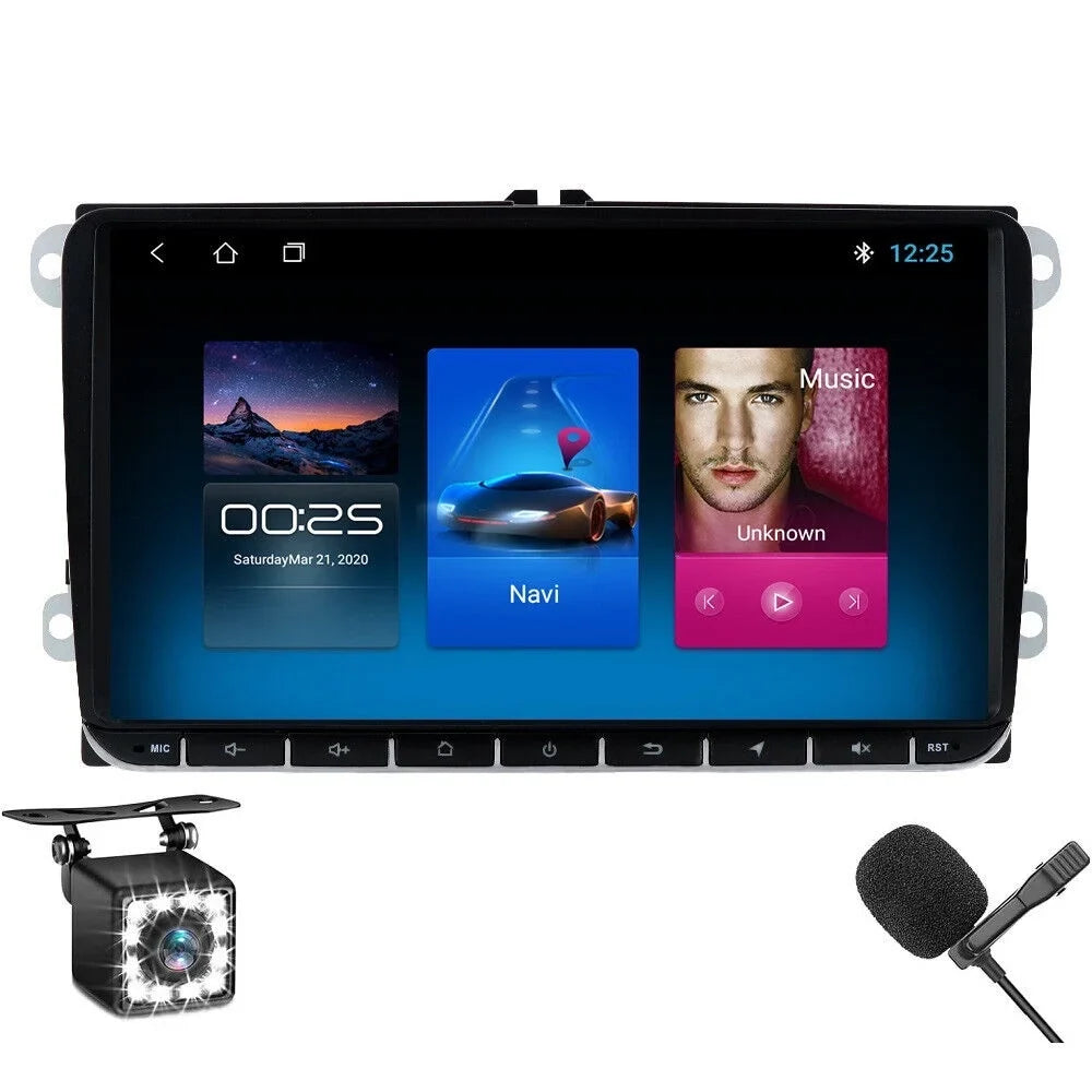 Fit  Volkswagen Jetta Passat 9" 1280*720  Android 12 Car Stereo Radio Apple Carplay  2+32GB