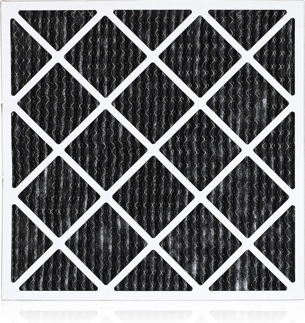 Filterbuy 22x24x1  8 Odor Eliminator Pleated   Furnace Air Filters with Activated Carbon (2-Pack)