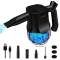 Reesibi Electric Air Duster, Cordless Air Duster 8000mAh Rechargeable Compressed Air Dusters Reusable  Duster for Computer Keyboard Cleaning, 10W Fast Charging, Reusable Dust Destroyer