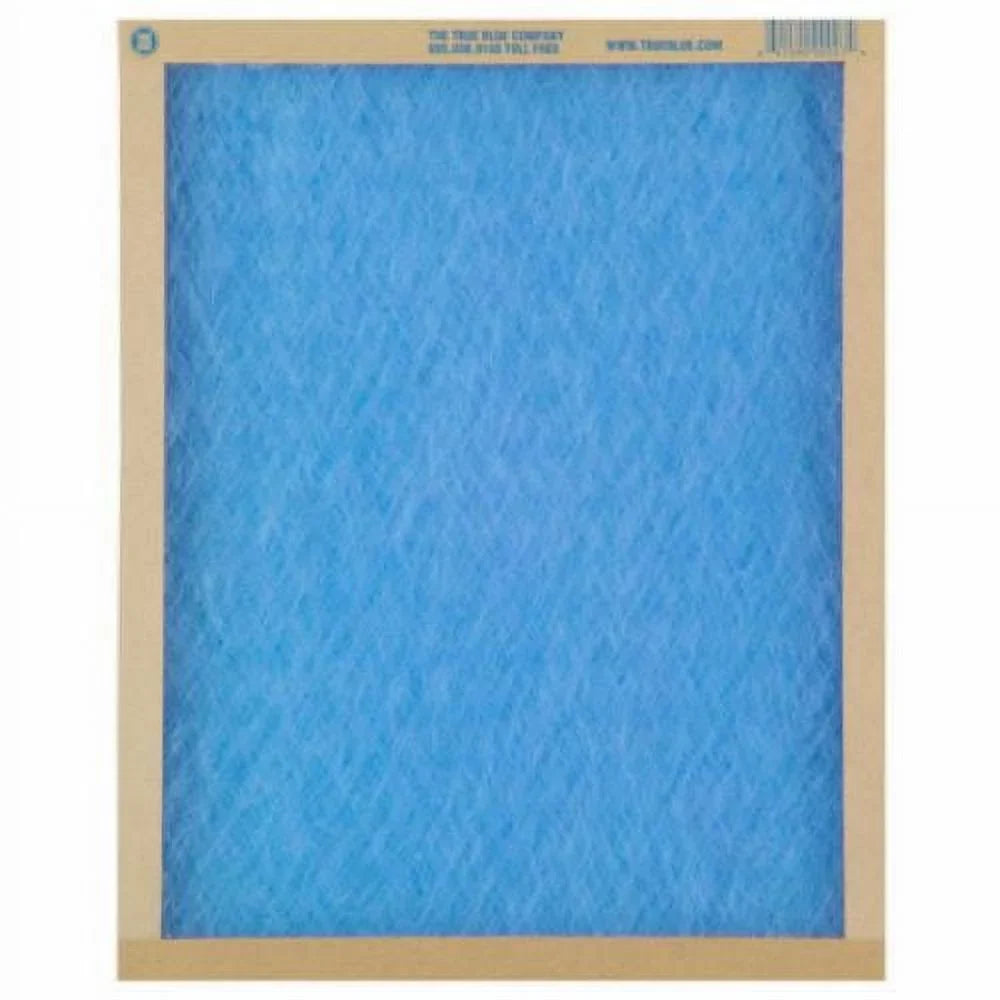 True Blue 118251 18" x 25" x 1" Flat Panel Spun Fiberglass Disposable Furnace Air Filter  2 - Quantity of 12