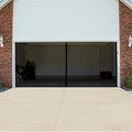 Pure Garden Garage Screen Door - Mesh Mosquito Net to Cover 2-Car Garages, Black  7.45 Lbs (1 Pack)