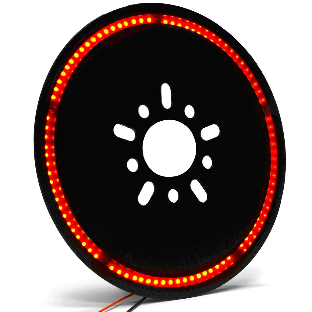 Krator Spare Tire  Wheel Brake Light 3rd Third Brake Lights Compatible with 1987-2021 Jeep Wrangler    (Including Models with a Backup Camera), Red Light