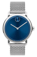 Movado Bold Evolution Mesh Strap 40mm Blue Dial Men's  Watch  3600901