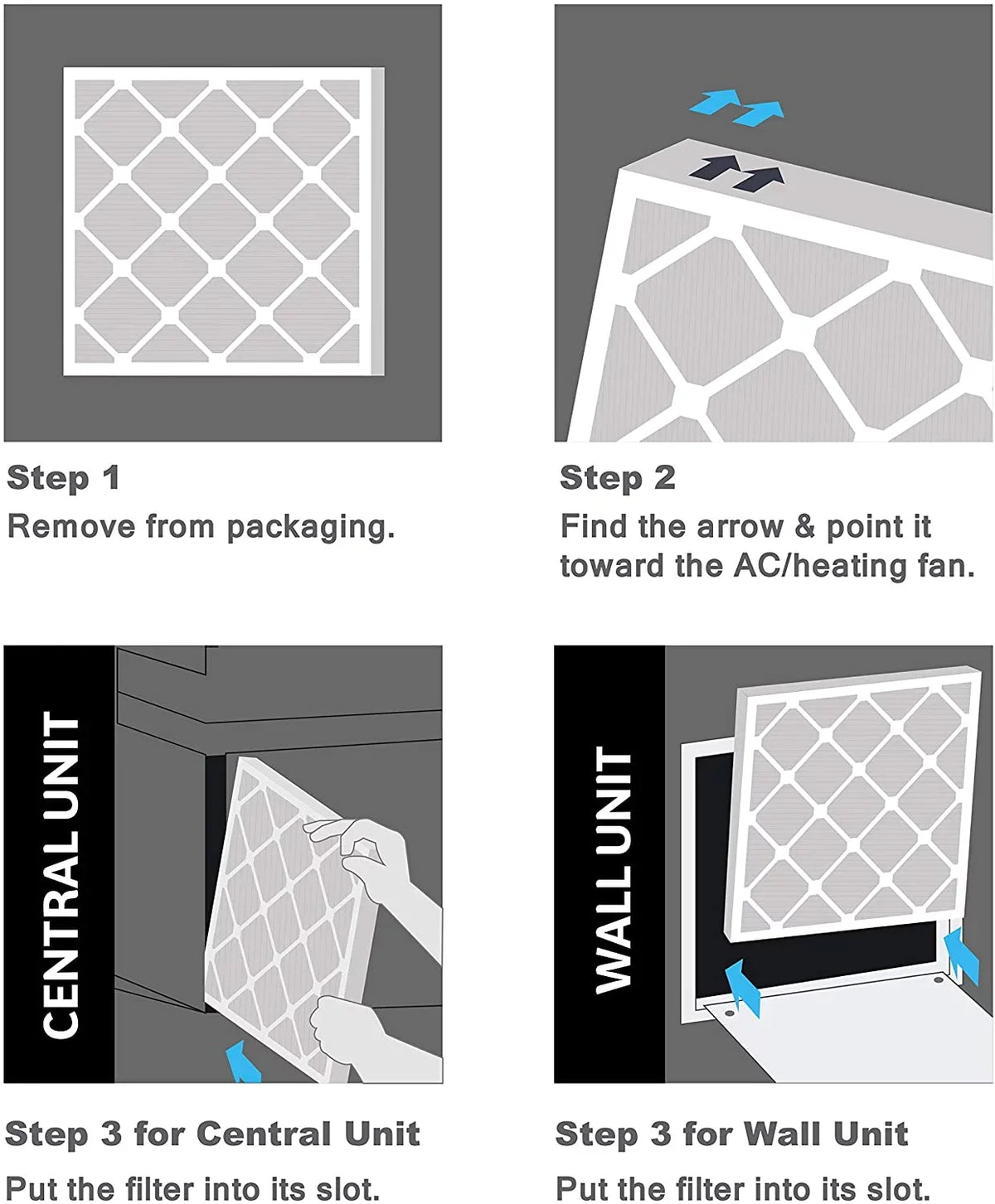 20X25x2  13 Pleated Air Filter, Furne Air Filter, 12 Pk (tual Size: 19 1/2"  24 1/2"  1 3/4")
