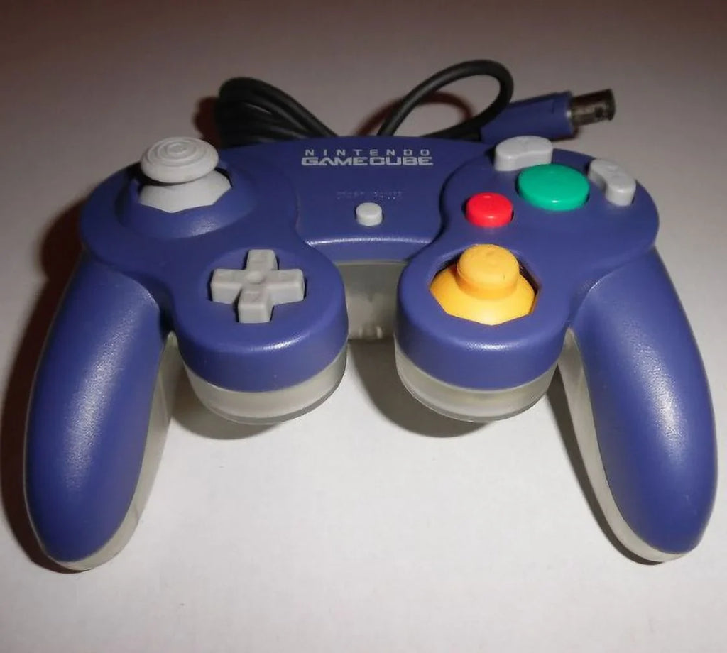 Official Nintendo GameCube Controller, Indigo Clear, Excellent Condition, Tight Original Sticks