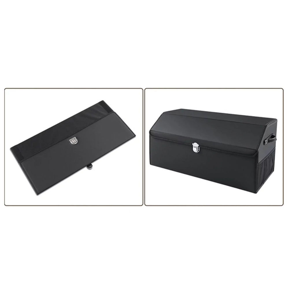 Car Trunk Organizer Dustproof with Handles Foldable Car Storage Box Bin for Cars