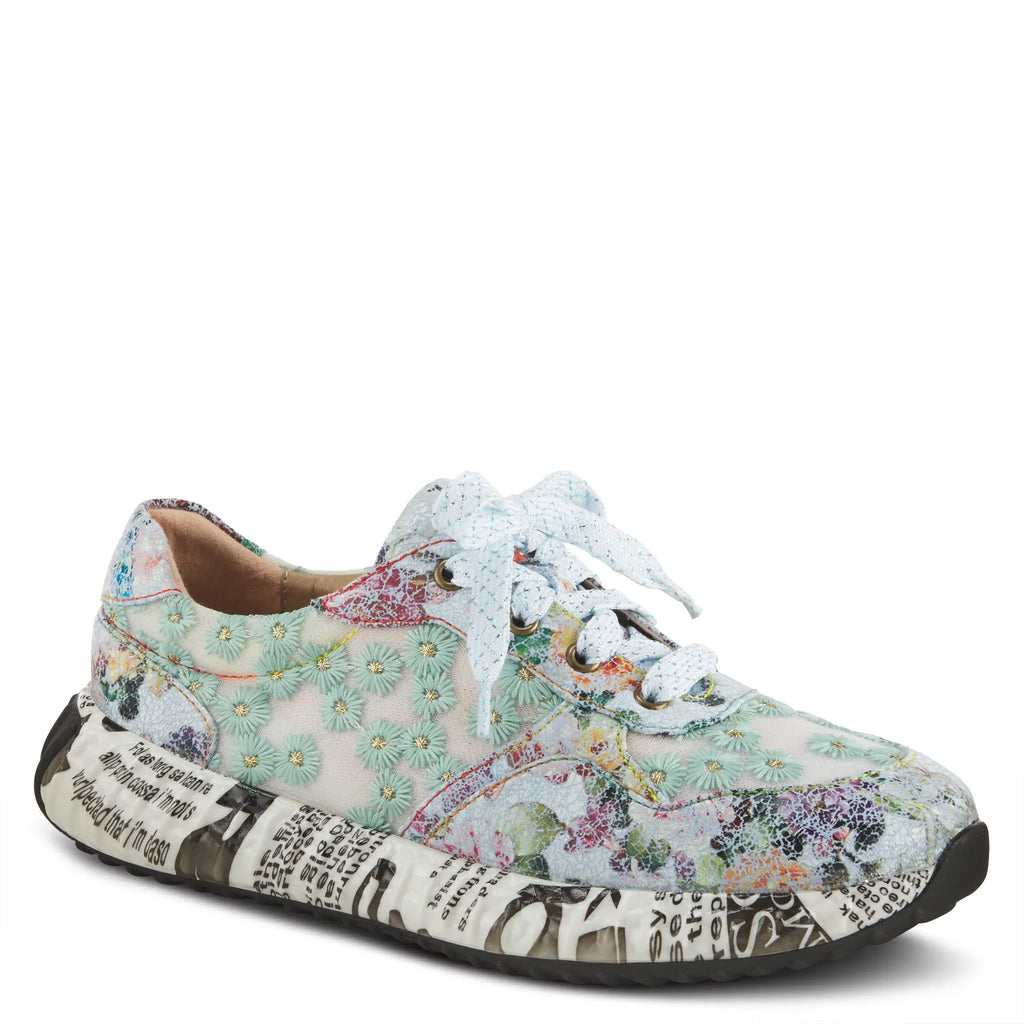 Spring Step 'Artiste Women's Daisymae Fashion Sneaker Blue Multi  42 /  10.5-11