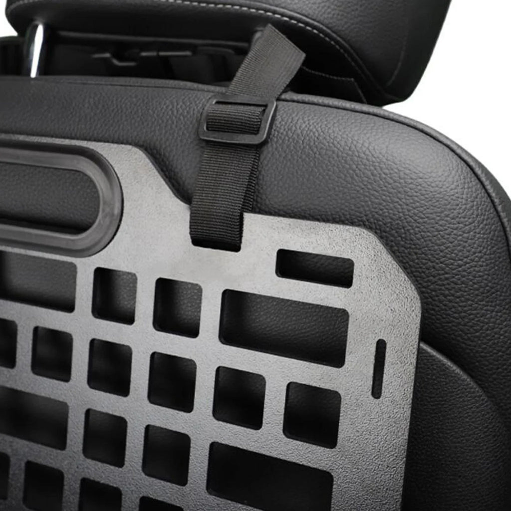 Auto Seat Back Organizer Modular Storage Molle Panel Car Seatback Hanging Plate Auto Seat Panel for Automotive Truck Parts