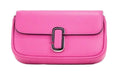 Marc Jacobs The  Marc Mini Shoulder Bag Magenta Smooth Leather Convertible Bag