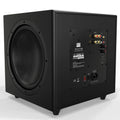 Trevoce 12EQ Triple Driver Active Subwoofer 500W, Native  15Hz Bass Response, Faux Leather Finish