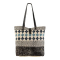 Upcycled Wool Upcycled Canvas Hair-on Genuine Leather women bag western handbag purse