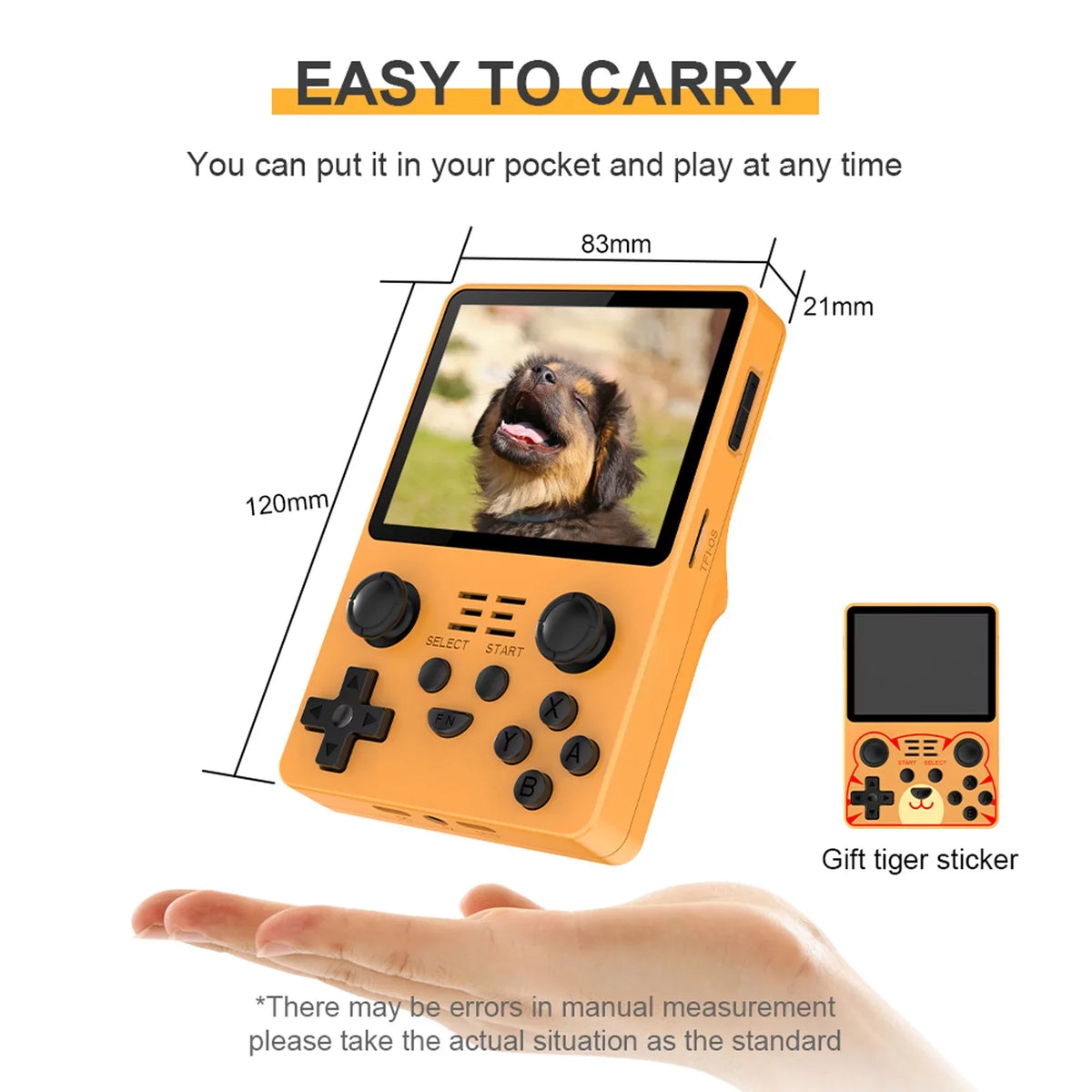 Game Console, Open Source System, 15000+ Games, 3.5 inch  Screen