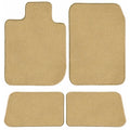 Beige Classic Carpet Car Mats / Floor Mats, Custom Fit for 2011, 2012, 2013, 2014, 2015, 2016, 2017 - Driver, Passenger & Rear Mats