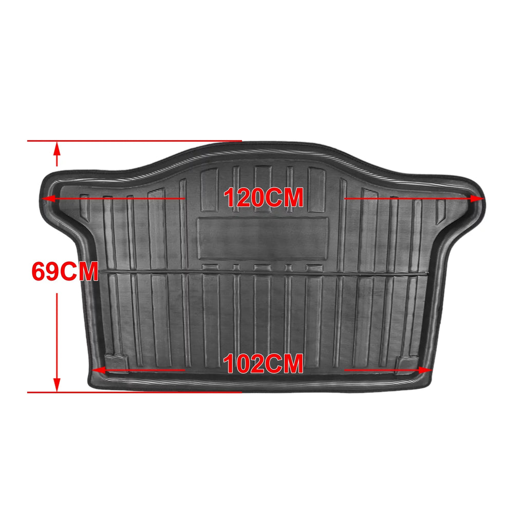 Unique Bargains Car Rear Trunk Boot Liner Cargo Mat Floor Tray for Honda Fit 16-18