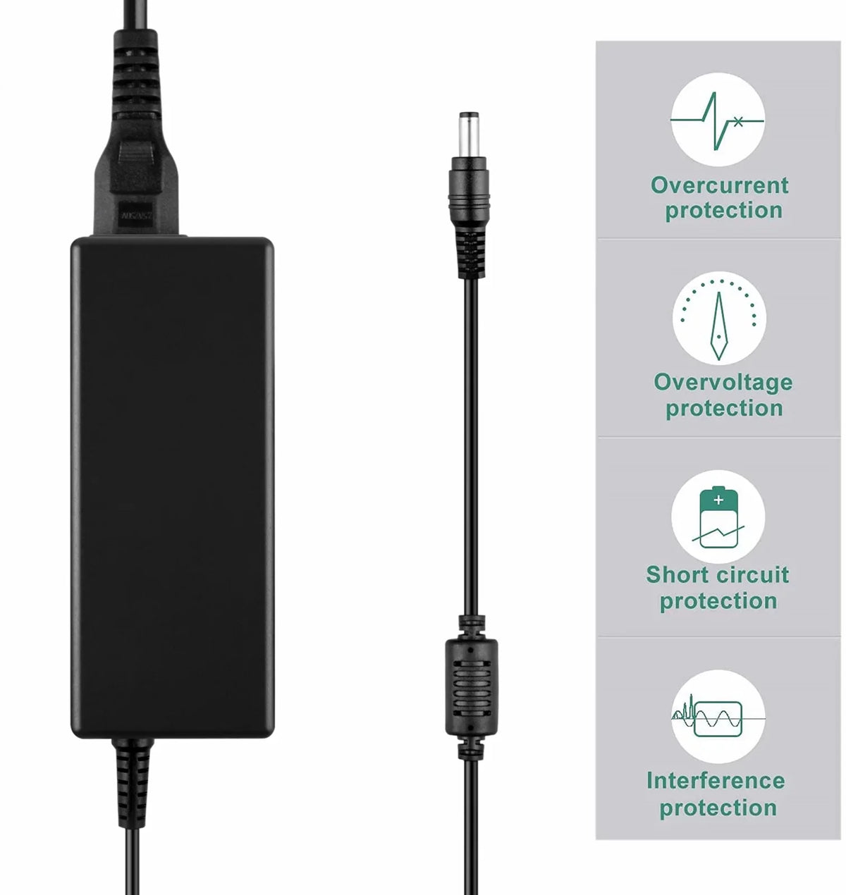 Compatible 90W Ac Adapter Charger Replacement for  Compaq Presario Cq50 Cq57 Cq58    G42t
