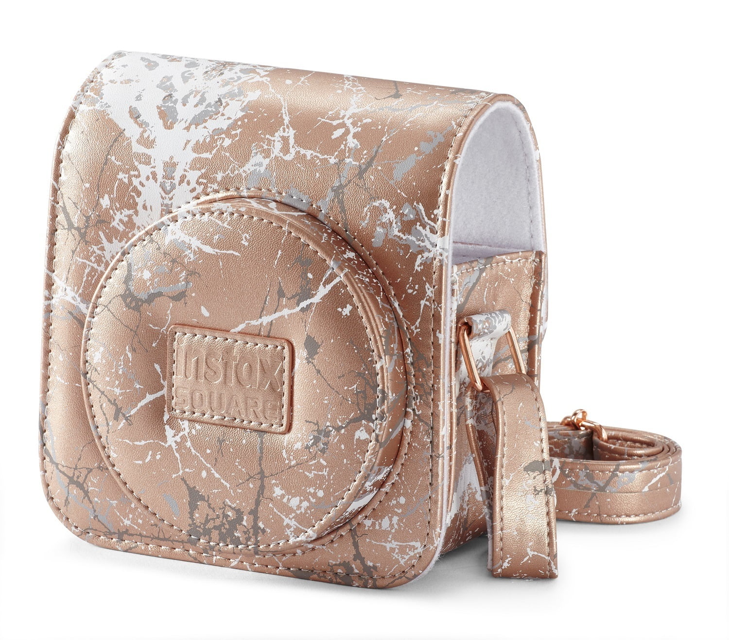 Fujifilm Instax Square  Camera Case, Blush Gold Marble