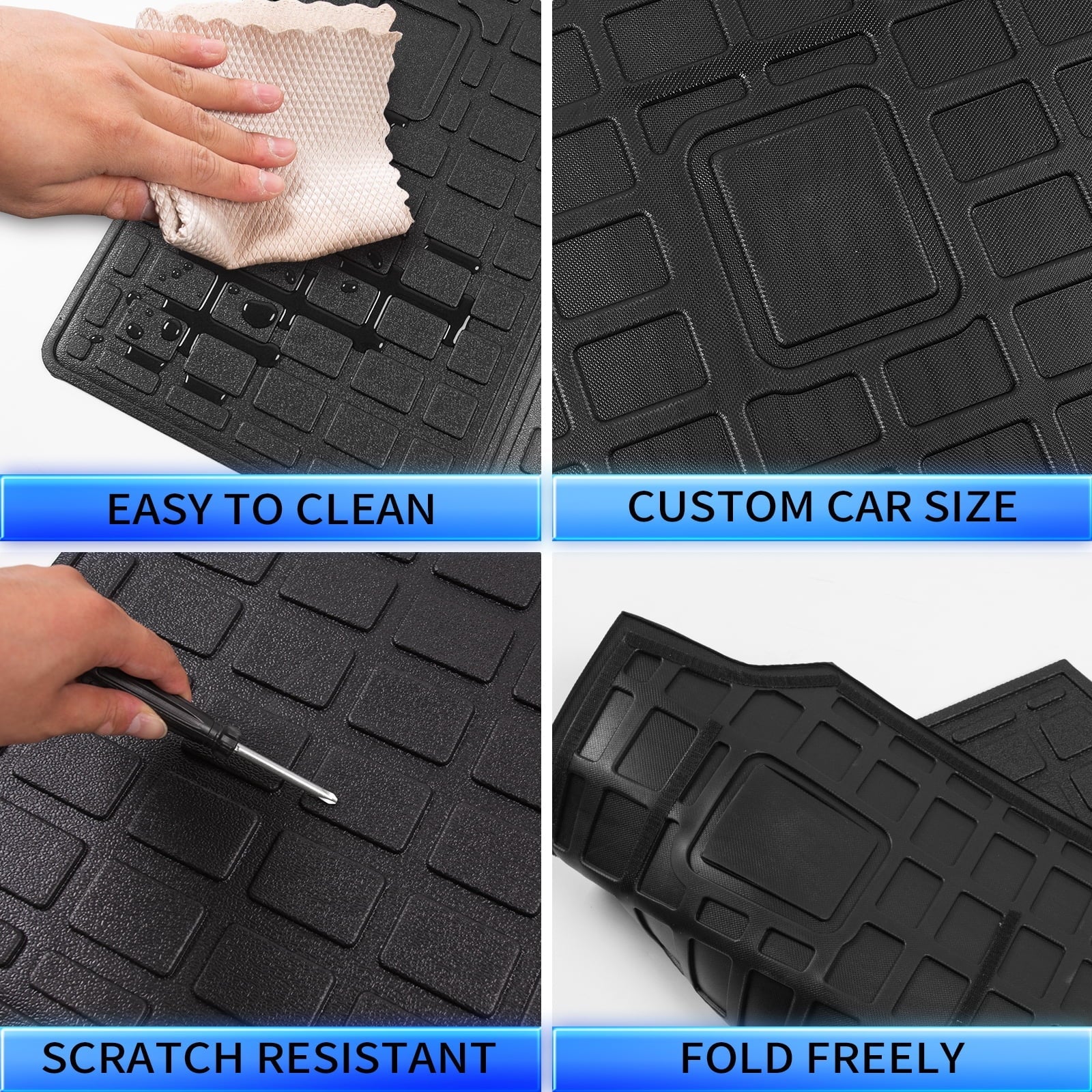 Fit 2011-2021 Jeep Grand Cherokee 2022 2023 Grand Cherokee  Trunk Mat Backrest Mats