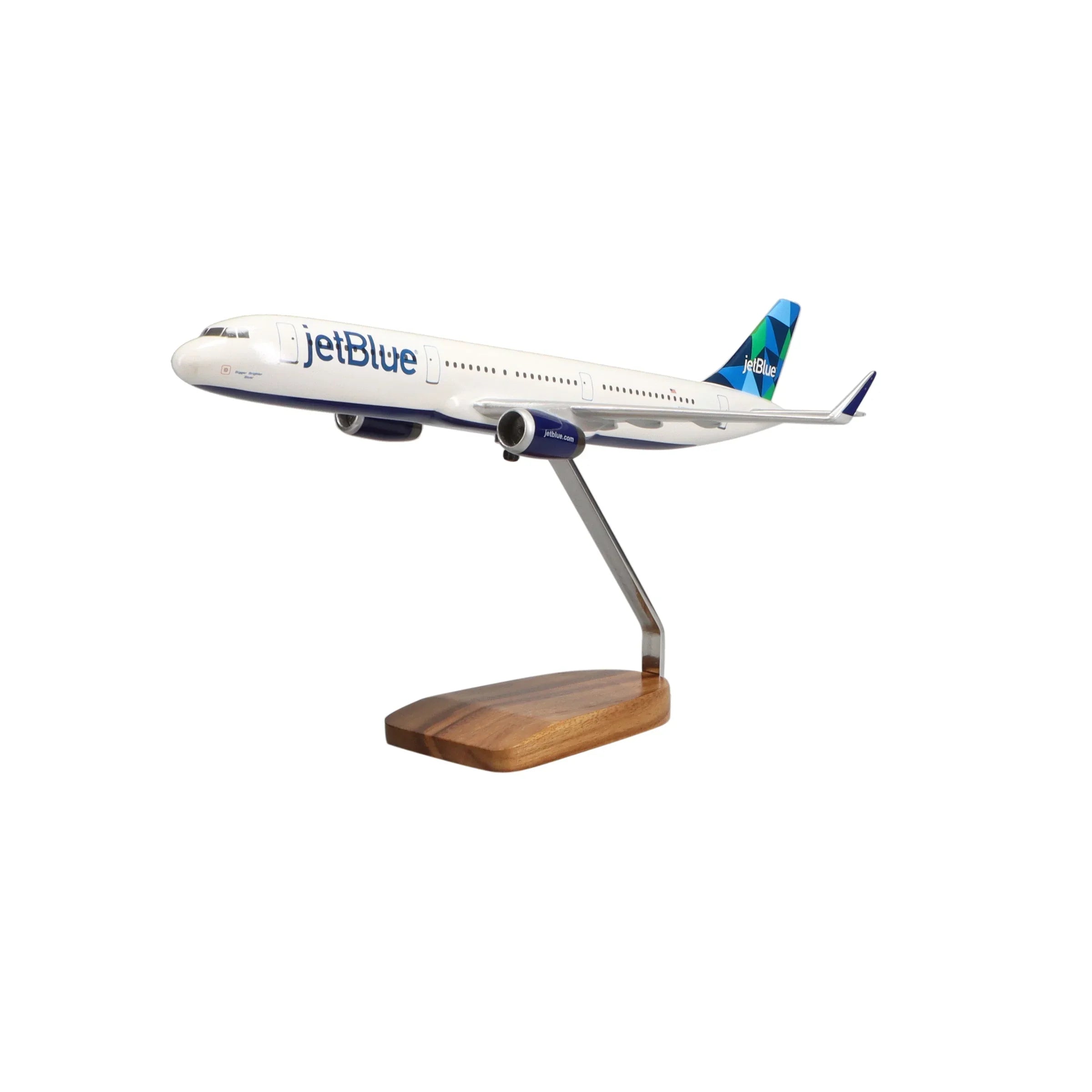 Airbus  Jetblue Airways Large Mahogany Model