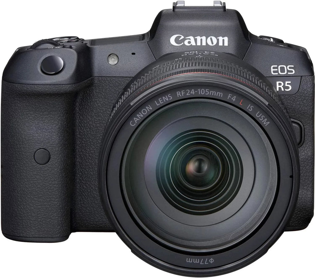 Camera bundle for Canon   Mirrorless Camera with  24-105mm f/4    Lens + Shotgun Microphone with Video Kit Accessories (128GB, Tripod, Flash and More)